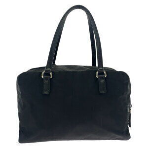 Prada tote black Evening Bear handbag Tessuto bejeweled bag